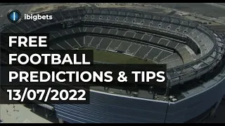 【Football Predictions Today 13/07/2022】 BEST, HIGH accuracy, SURE & profitable soccer betting tips.