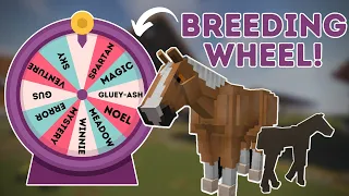 I let the wheel decide...5 FOALS!! Minecraft SWEM RRP