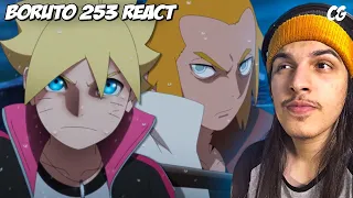 DISCURSO NO JUTSU DEU RUIM, BORUTO VAI SE SACRIFICAR! - React Boruto 253