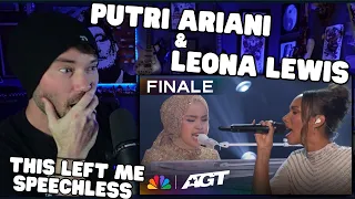 Metal Vocalist Reaction - Leona Lewis and Putri Ariani  "Run" | Finale | AGT 2023