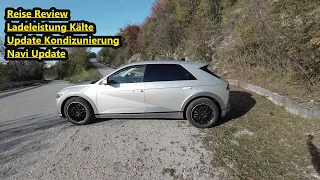 Hyundai Ioniq 5 Vlog Reise nach Italien Kälte Ladeleistung Vorkonditionierung-Desaster Review