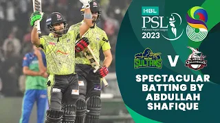 Spectacular Batting By Abdullah Shafique | Multan vs Lahore | Match 34 Final | HBL PSL 8 | MI2T