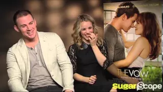 Channing Tatum & Rachel McAdams do their best chat up lines for The Vow