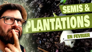 SEMIS & PLANTATIONS - Potager en Février