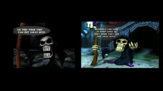 Conker's Bad Fur Day Meeting Greg N64 Vs Xbox Comparison