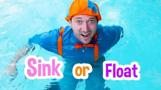 Sink or Float with Blippi | Cool Science Experiment for Kids | Educational Videos For Kids