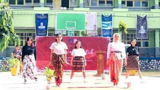 Tari X Dance Kreasi Wonderland 2 At SMAN 1 Parepare By EVE ( Batik Festival )