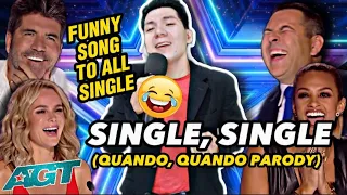 Single Single (Quando Quando Parody) by AyamTV | Americas Got Talent VIRAL SPOOF