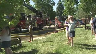 1 hurt, 2 homes damaged in Centennial fire