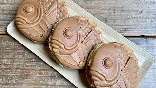 Popular Japanese Sweets Taiyaki | Fish Shaped Cake