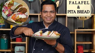 Falafel & Pita Bread Recipe | Middle Eastern bread Recipe | Chef ajay chopra