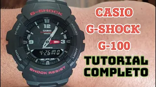 CASIO G SHOCK G-100. Tutorial completo