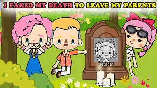 I FAKED My DEATH To Leave My Parents 😭☠️/ Toca Sunny Story  / miga world /Sad Story