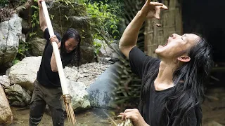 Primitive technology - The 6 month survival challenge in the jungle #4