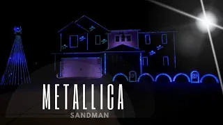 Halloween House Light Show 2023 - Metallica's Enter Sandman: Epic Sequence Mind-Blowing Effects!