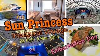 Cruise Diary Day 1-Sun Princess Inaugural Voyage