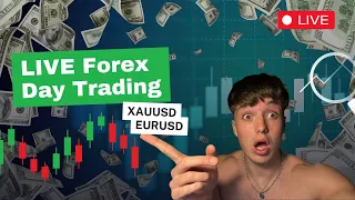 🔴 LIVE FOREX DAY TRADING! - $50,000 GIVEAWAY!!! - 25 MARCH 2024 (XAUUSD, EURUSD)