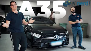 Tunamos o carro do Peter do @einerdtv. Mercedes Benz A35 AMG.