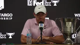 Rory McIlroy Sunday Winner Press Conference Wells Fargo Championship 2024 PGA TOUR