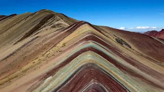 Rainbow Mountain Peru | Geological Wonder 4K UHD Drone