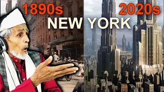 Time Traveling Villagers React to Colorful New York City Through the Centuries! Tribal People Try
