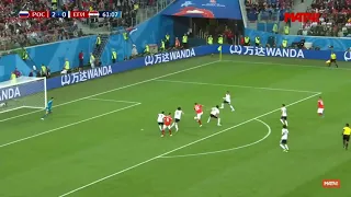 Третий гол Россия Египет 3:0 !!  Сборная России в плей офф чемпионата мира по футболу в России 2018