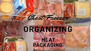How I Organize My Chest Freezer _ Tips For Storing Meat And Vegetables!