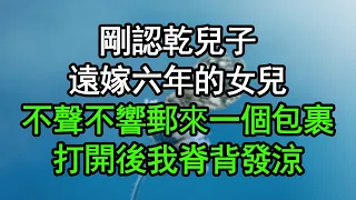 剛認乾兒子，遠嫁六年的女兒，不聲不響郵來一個包裹，打開後我脊背發涼#深夜淺讀 #為人處世 #生活經驗 #情感故事