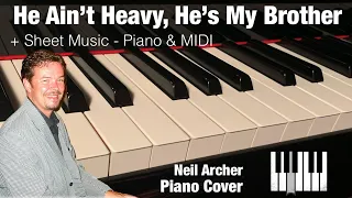 He Ain't Heavy, He's My Brother - The Hollies - Piano Cover with Yamaha PSR8000