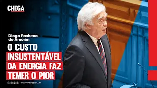 "O custo insustentável da energia faz temer o pior"