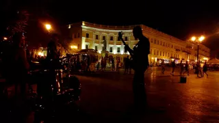 Одесса, июль 2016, уличные музыканты, Street musicians, стёб-бэнд "VEGAS cover" 6