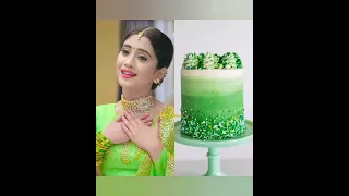 Shivangi joshi same colour dress with cakes New whatsapp status song #shorts