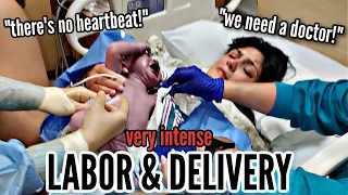 LABOR & DELIVERY VLOG *RAW&REAL* ((NO HEARTBEAT, NO DOCTORS))