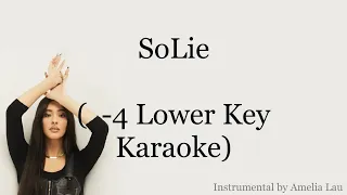 Faouzia - SoLie (-4 LOWER Key Piano Instrumental / Karaoke)