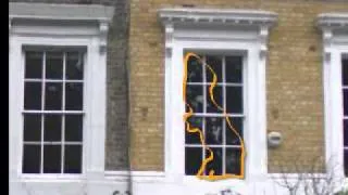 Amy Winehouse Ghost in window of London home?