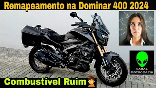 Remapeamento na Dominar 400 2024 Melhorou a moto? Combustível Ruim Bajaj precisa melhorar a montagem