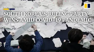 Landslide victory for South Korean ruling party in world’s national election during the pandemic