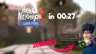 00:27 Speedrun | Hello Neighbor 2 Late Fees DLC (Unfinished DLC)