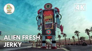 [4K] Walk tour | 😳What’s NEW at Alien Fresh Jerky? | Baker, California 2022
