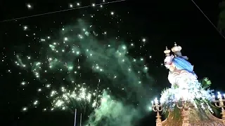 Bagnara Calabra MADONNA DI PORTOSALVO festa 2022. CORSA CON LA MADONNA e lo sguardo verso il mare.