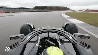 Hamilton első köre a W14-essel / Hamilton's first lap with Mercedes W14 (Onboard) #Mercedes