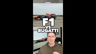 Redbull F1 vs Bugatti Chiron Drag Race