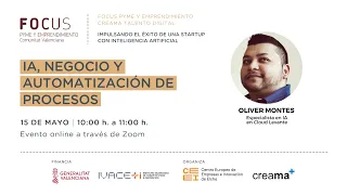 IA, negocio y automatización de procesos | Focus Pyme y Emprendimiento CREAMA Talento Digital