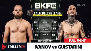 BKFC Еurope: Ivanov vs Guistarini