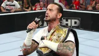 Raw: CM Punk explains his return to WWE