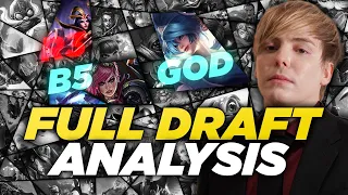 LS | HOW I ANALYZE DRAFTS | FULL DRAFT ANALYSIS | C9 vs EG