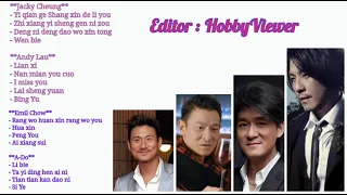 jacky cheung, andy lau , emil chow, a-do best songs.