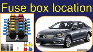 The fuse box location on a 2016 Volkswagen Passat