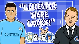 🤯2-5! Leicester crush Man City!🤯(Every Premier League Manager Reacts #3)