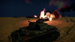 War Thunder "Battle for North Africa" Huge tank battle.